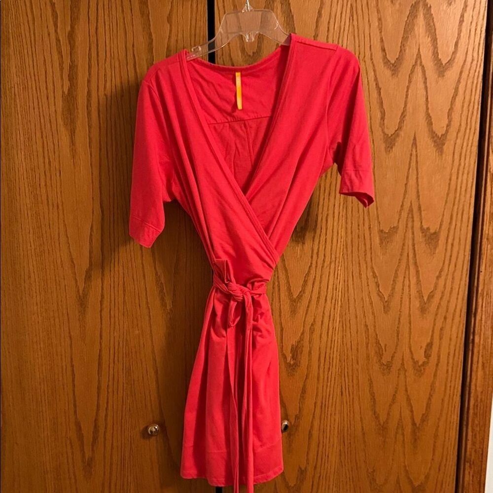 Lole Vibrant Red Wrap Dress